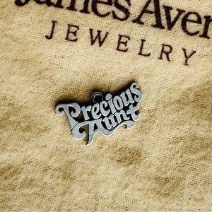 James Avery Precious Aunt Charm Sterling Silver